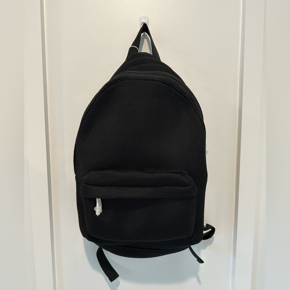 Mirabilis Paris Black Mesh Backpack - NWT